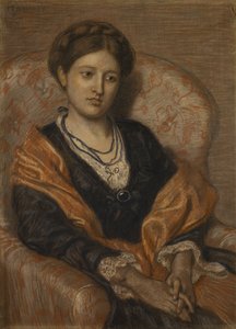 Retrato da senhorita Iza Duffus Hardy de Ford Madox Brown